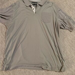 Pebble Beach Men's Light Gray Polo Shirt